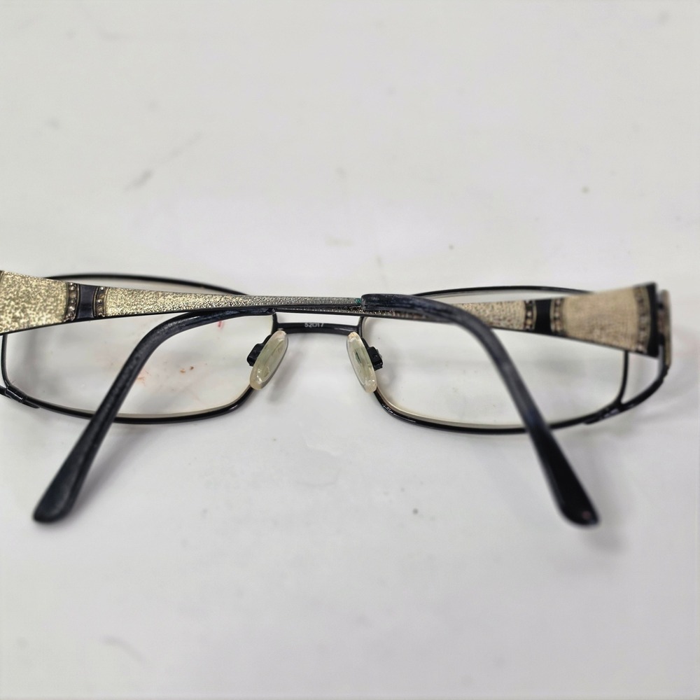Sophia Loren Beau Rivage 54 Eyeglasses Frame BR54 Black Gold Zyloware‎ 52-17-135